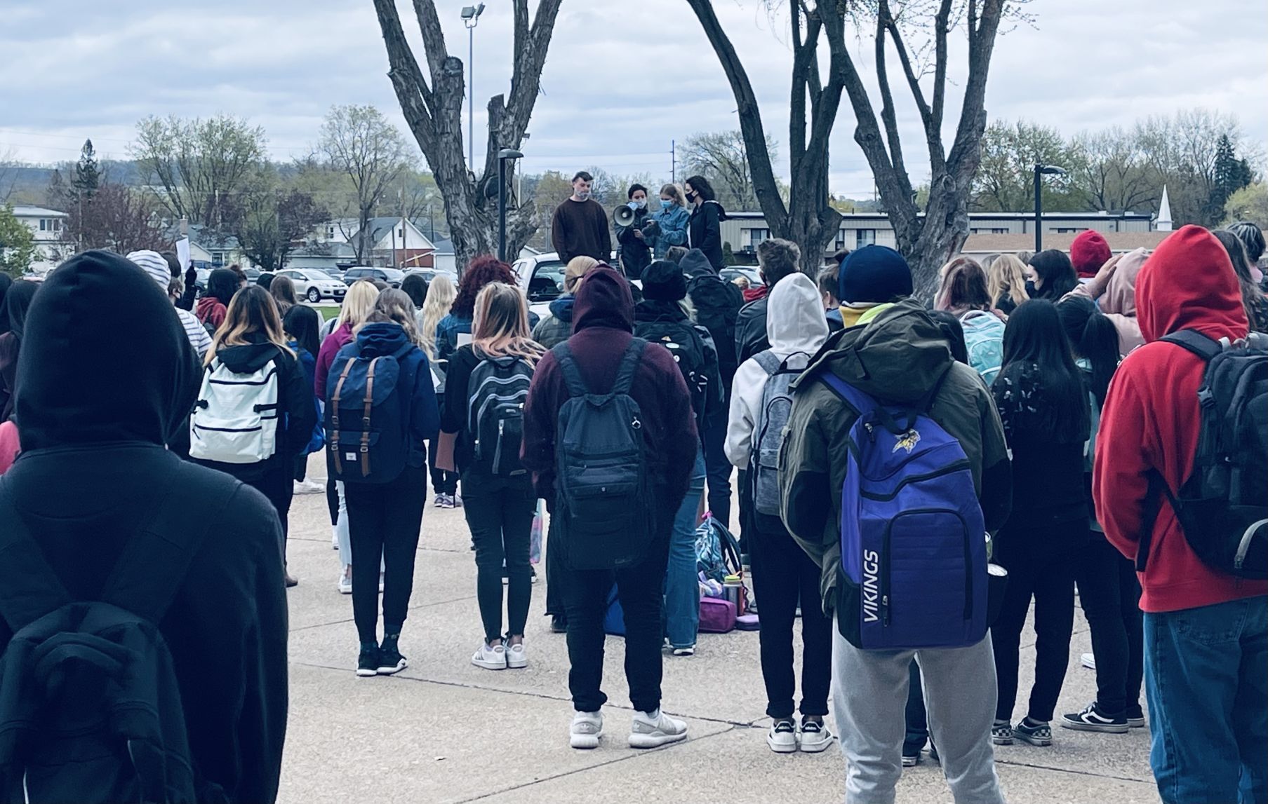 Student Protestors at Winona Senior High School